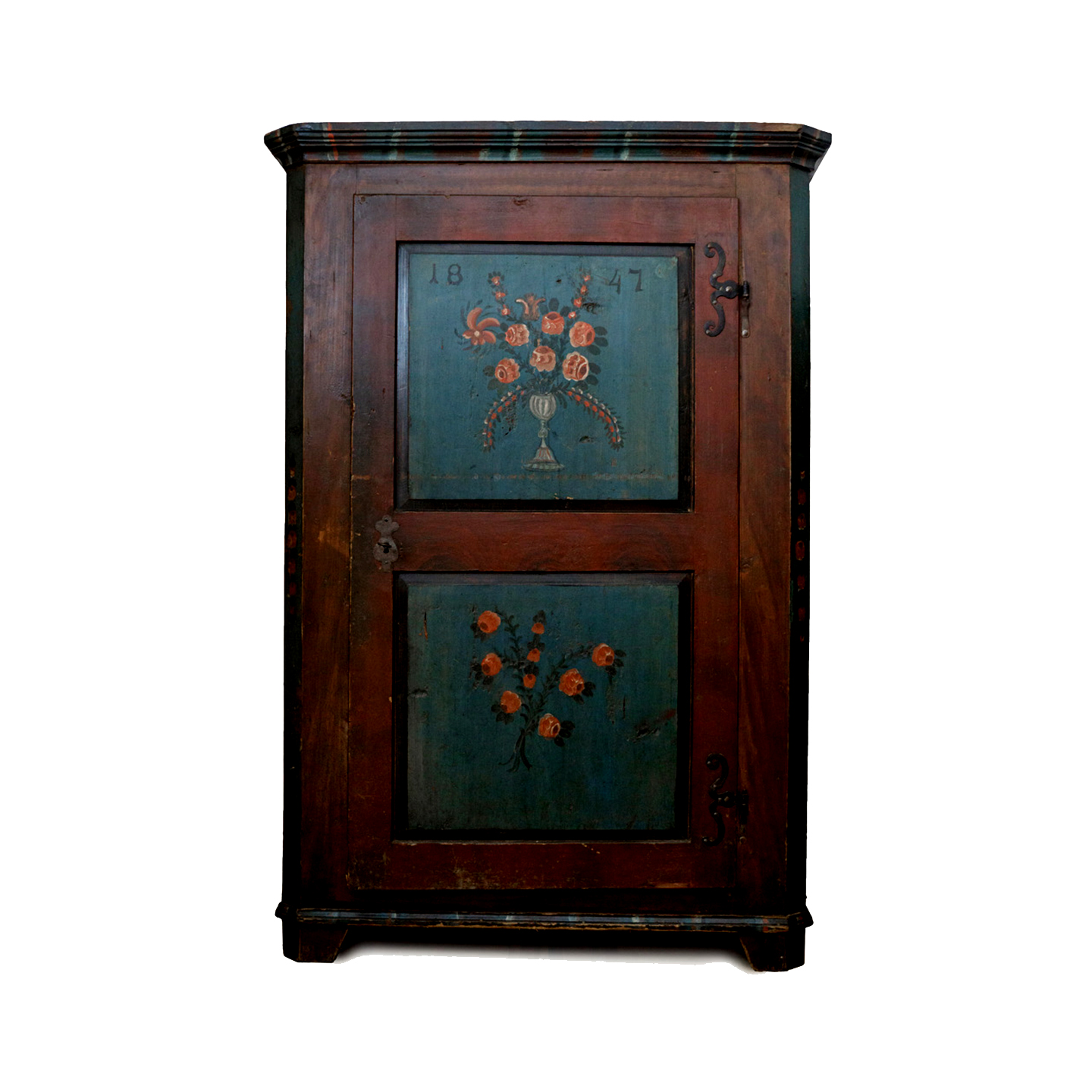 painted cabinet antique